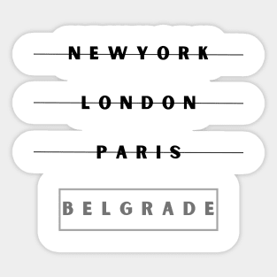 Choose Belgrade Sticker